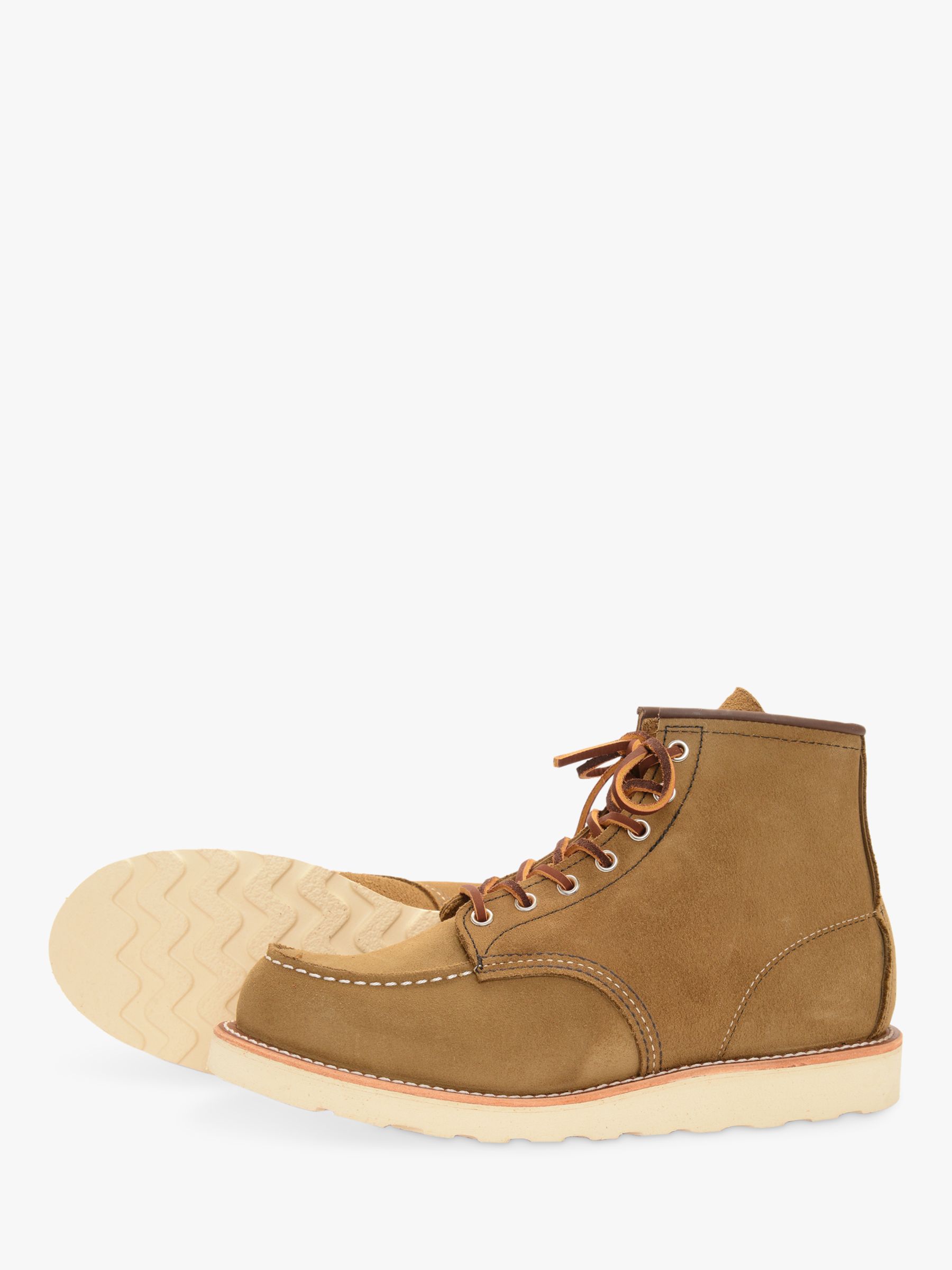 Red Wing Classic Moc Toe Lace-Up Boots, Olive Mohave