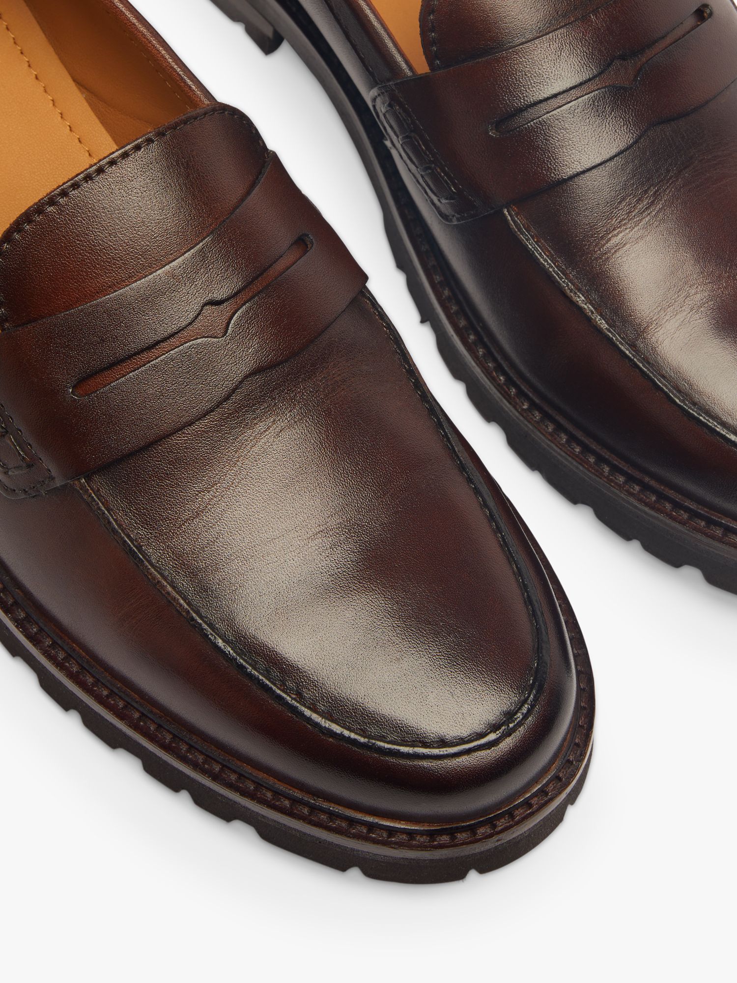 Buy Moss Camden Chunky Leather Loafers Online at johnlewis.com