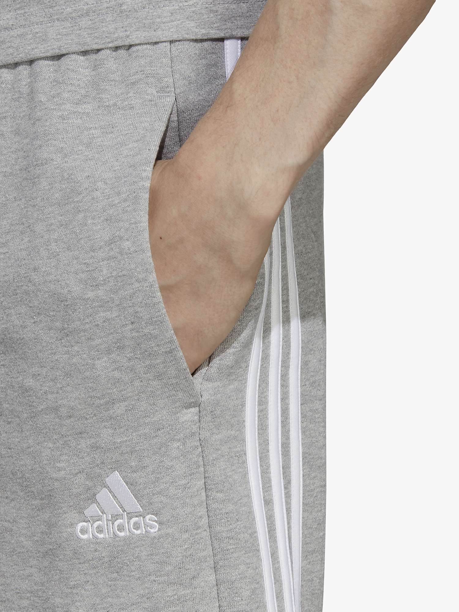 Buy adidas French Terry 3-Stripes Shorts Online at johnlewis.com