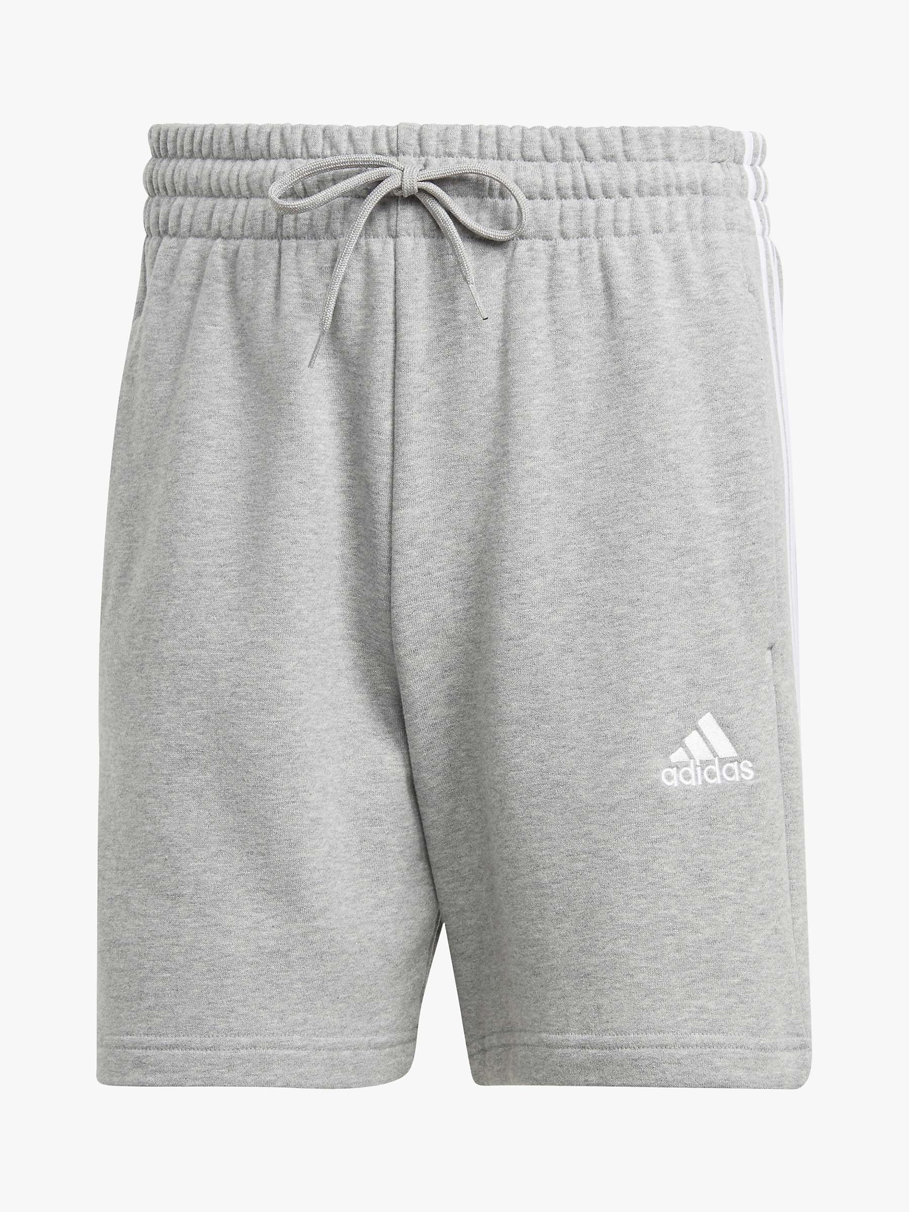 Buy adidas French Terry 3-Stripes Shorts Online at johnlewis.com