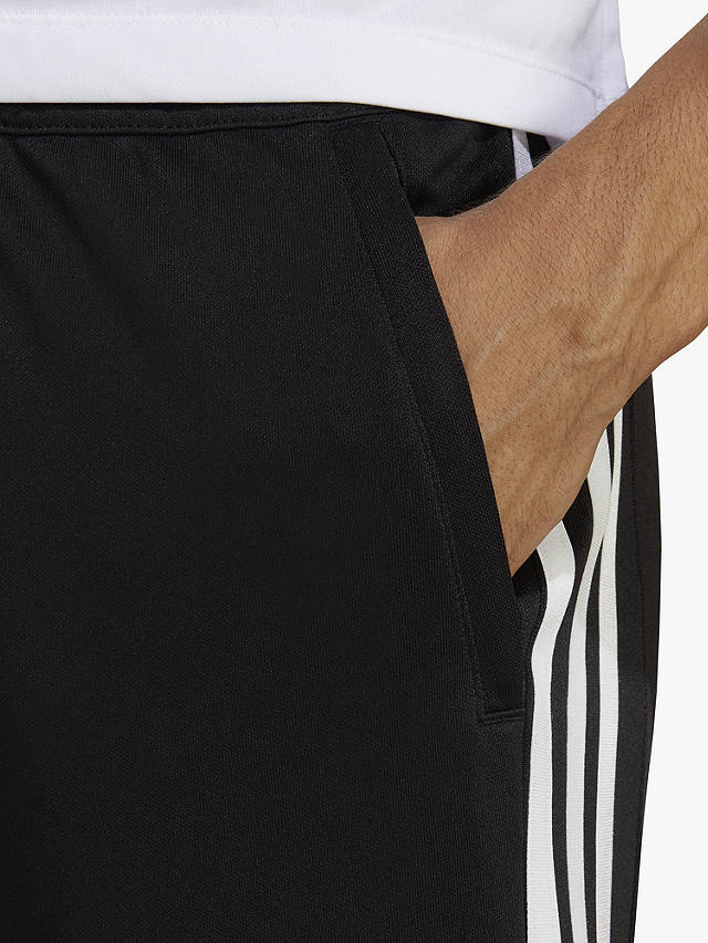 adidas Train Essentials 3-Stripes Training Joggers, Black/White