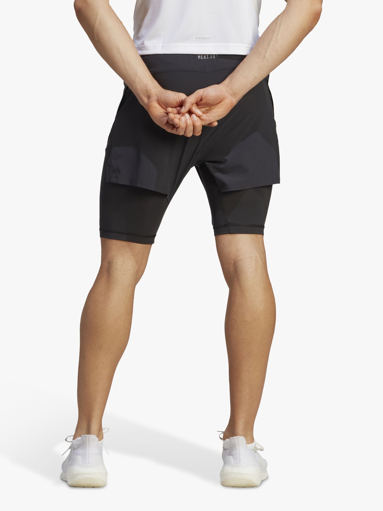 adidas HIIT EL Men's 2-in-1 Shorts, Black, S
