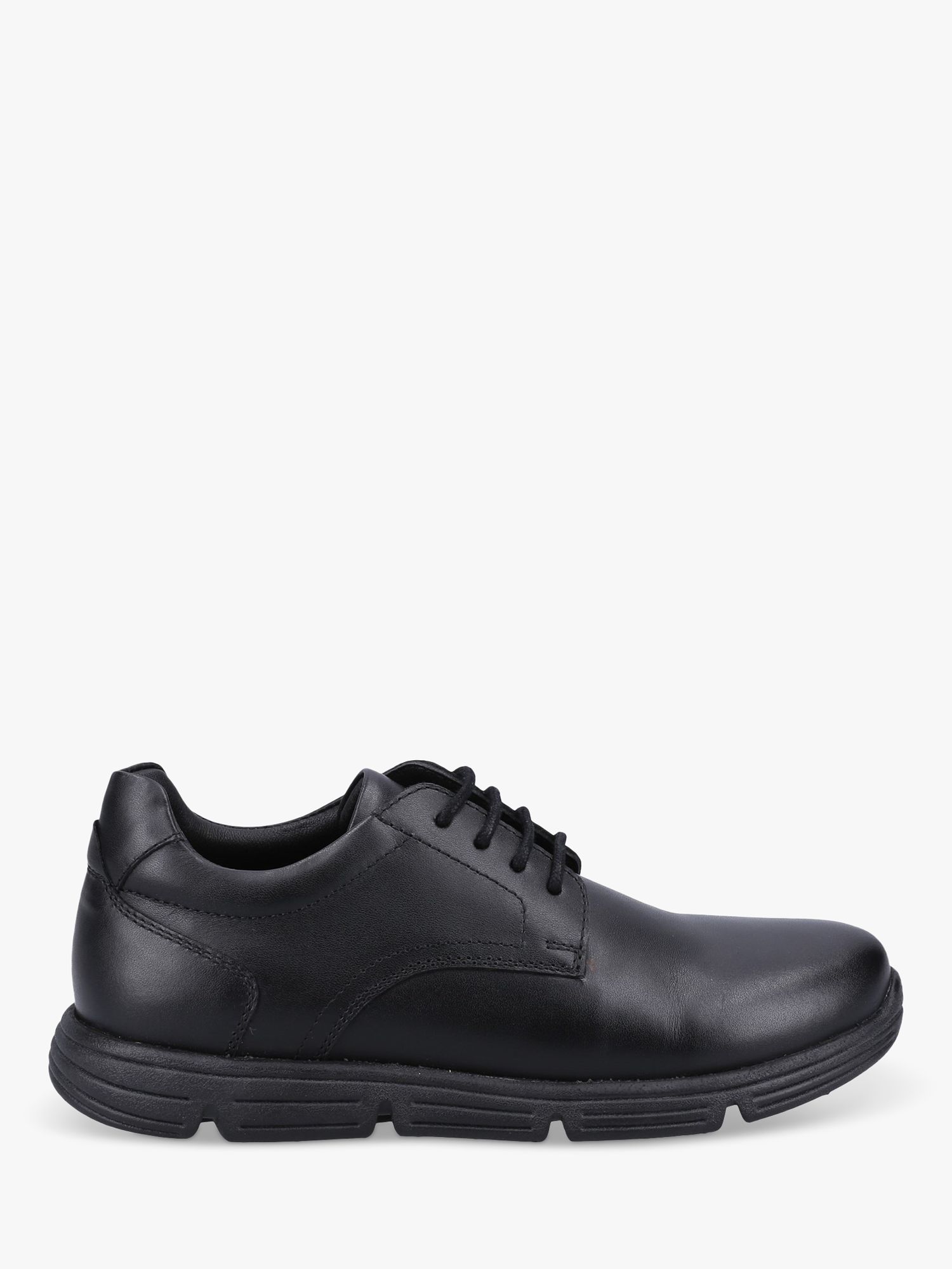 Hush Puppies Kids' Adrian Senior School Shoes, Black at John Lewis ...