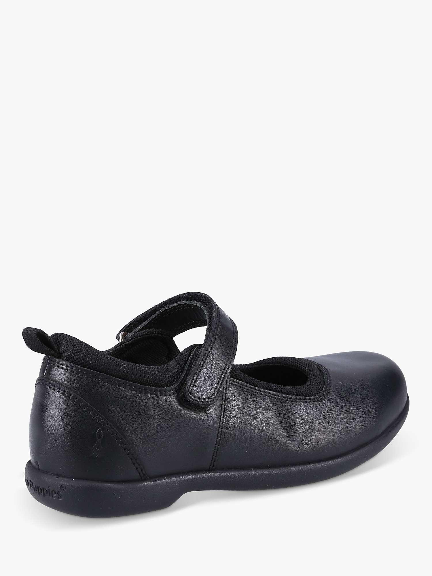 Buy Hush Puppies Kids' Bianca Junior School Shoes, Black Online at johnlewis.com