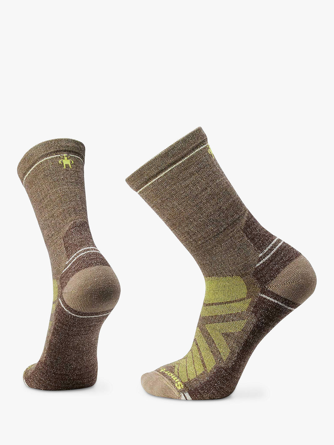 SmartWool Performance Hike Light Cushion Crew Socks, Military Olve/Fossil