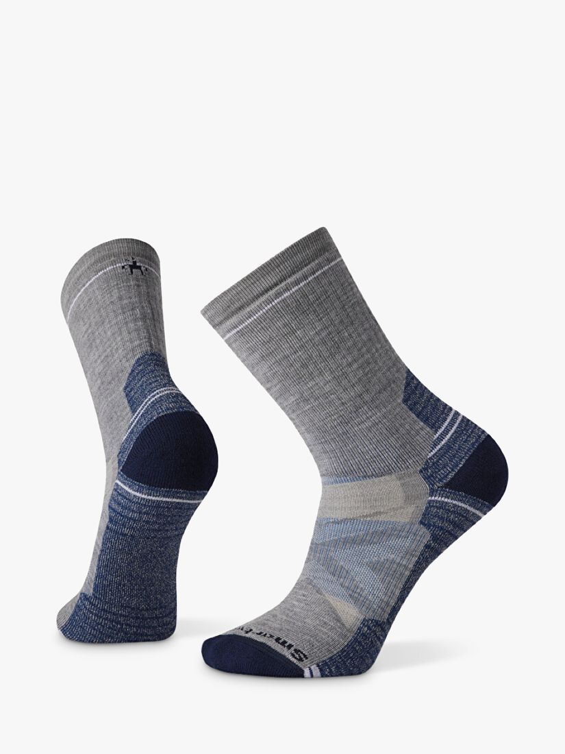 SmartWool Hike Classic Full Cushion Crew Socks, Light Grey at John ...