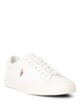 Polo Ralph Lauren Longwood Leather Trainers, White