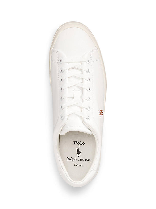 Polo Ralph Lauren Longwood Leather Trainers, White
