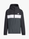 adidas Kids' Panel Anorak Jacket, Black