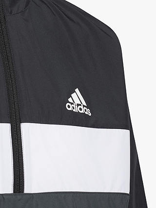 adidas Kids' Panel Anorak Jacket, Black