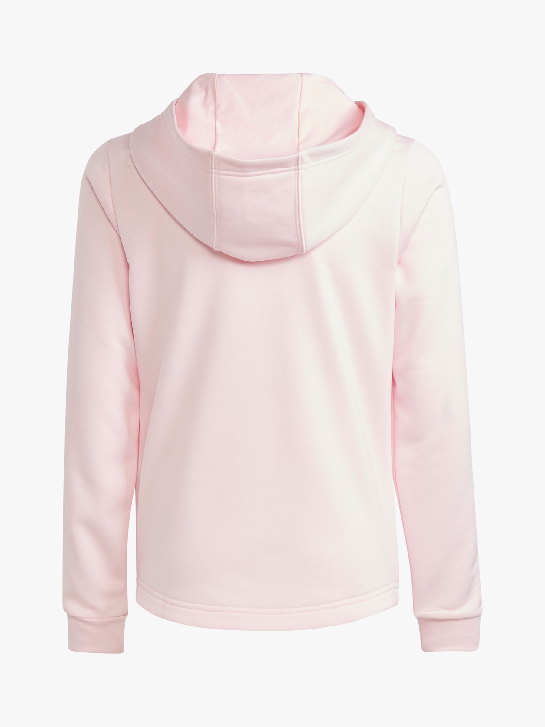 adidas Kids' Training Essential Hoodie, Pink at John Lewis & Partners