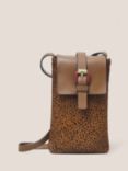 White Stuff Suede Phone Bag, Tan