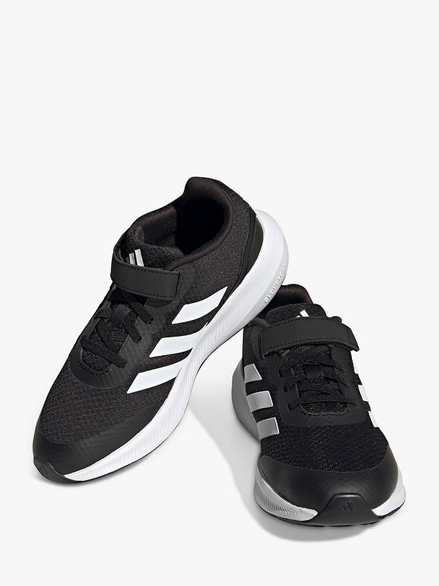 adidas Kids'  Runfalcon 3.0 Trainers, Black/White
