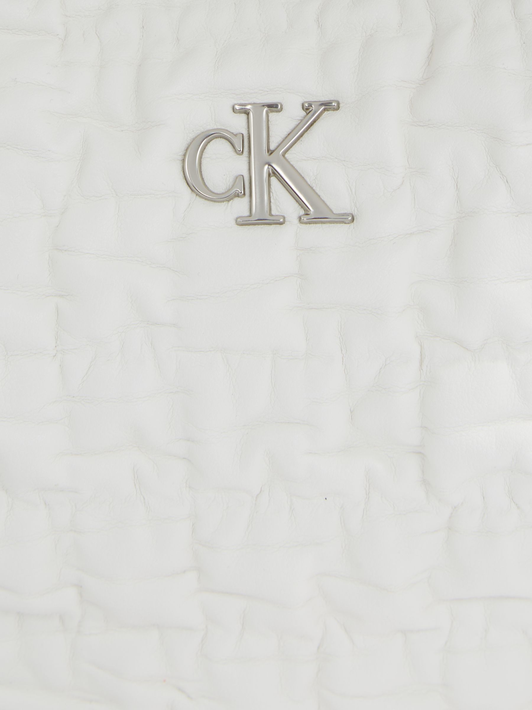 Calvin Klein Crescent Shoulder Bag, Bright White