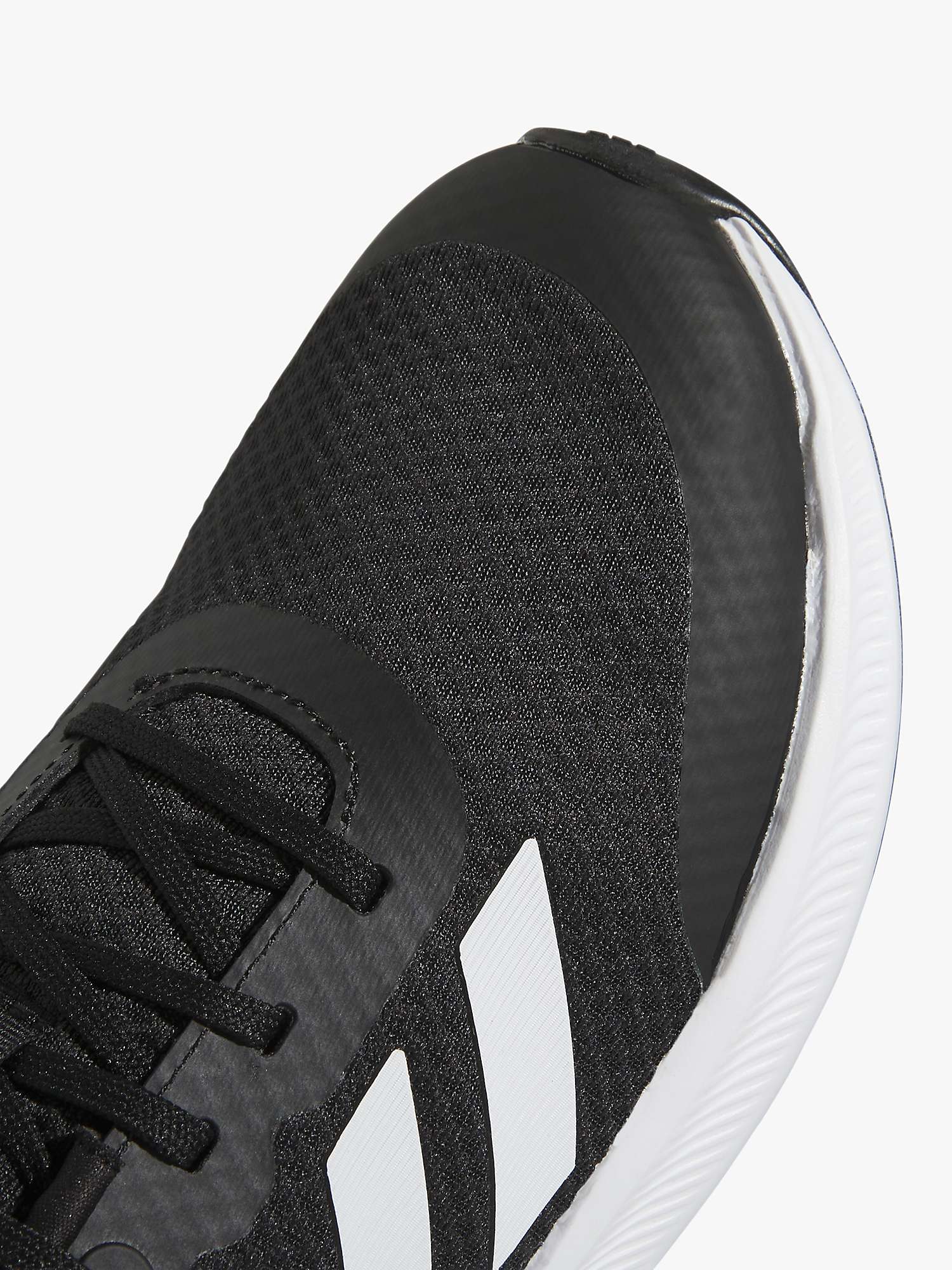 adidas Kids' Runfalcon 3.0 Running Shoes, Black/White at John Lewis ...