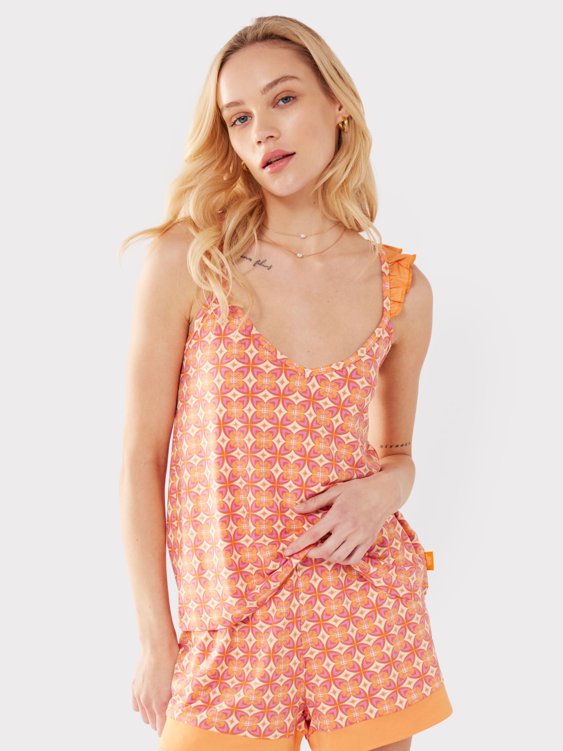 Orange Satin Pyjamas | John Lewis & Partners