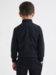 Reiss Kids' Flintoff Funnel Neck Quilted Hybrid Jacket
