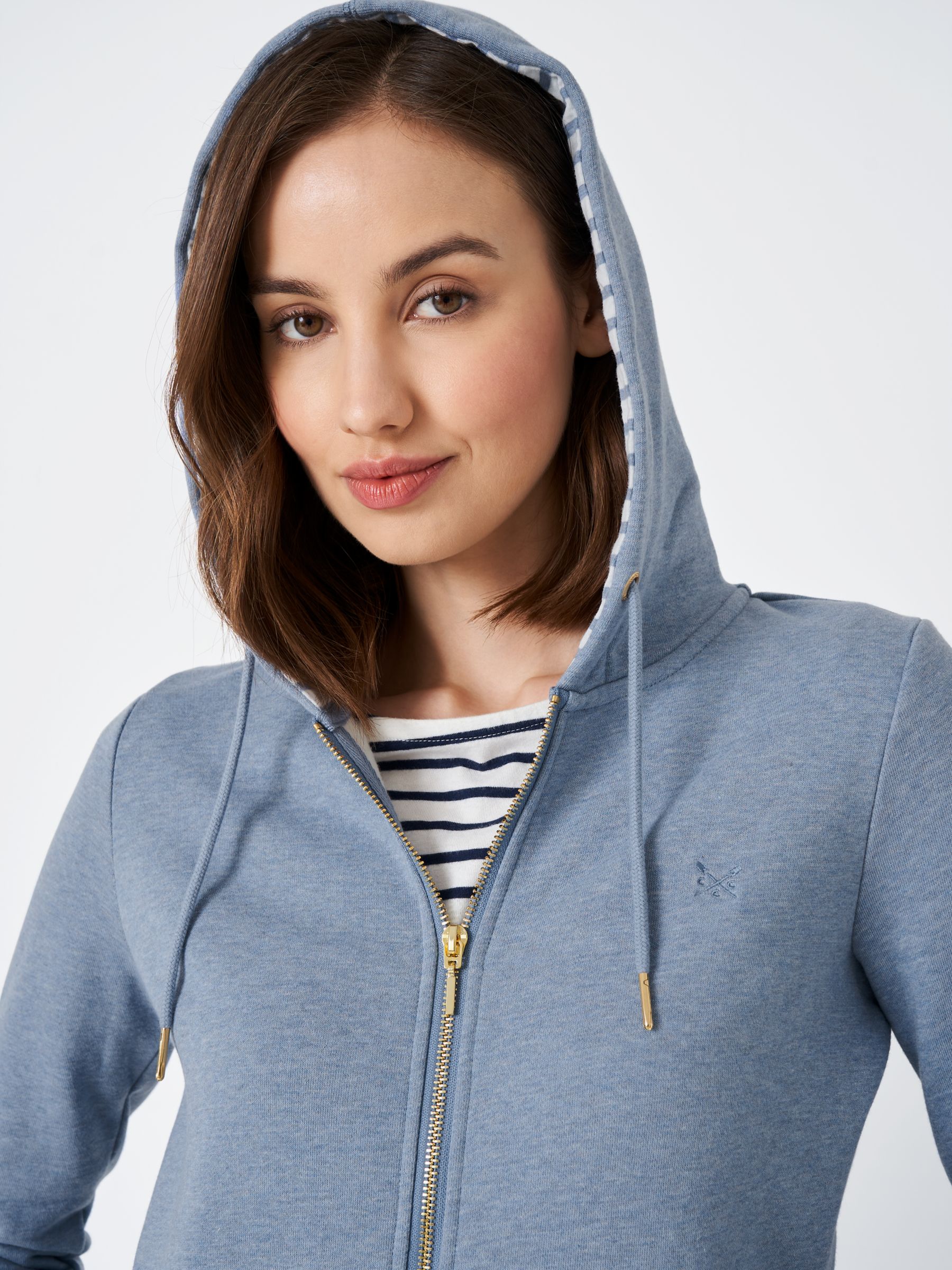 Crew Clothing Heritage Zip Through Hoodie