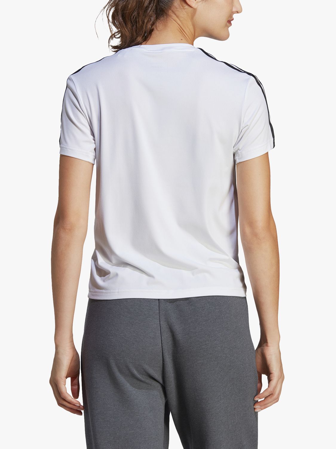 Buy adidas Essential Short Sleeve Recycled Running Top Online at johnlewis.com