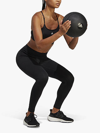 adidas Training Essentials High-Waisted 7/8 Gym Leggings, Black