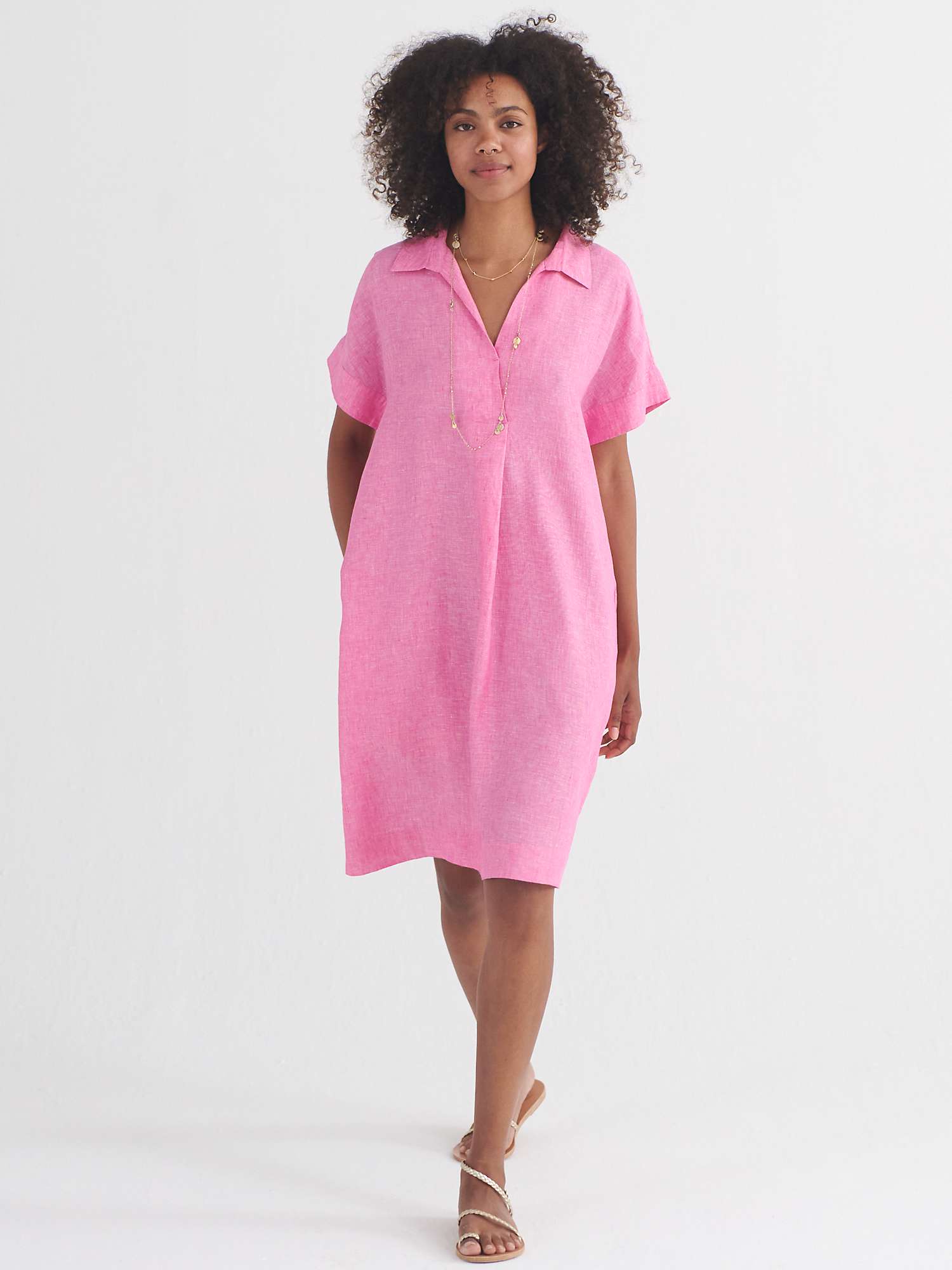 Buy NRBY Shelly Linen Dress Online at johnlewis.com