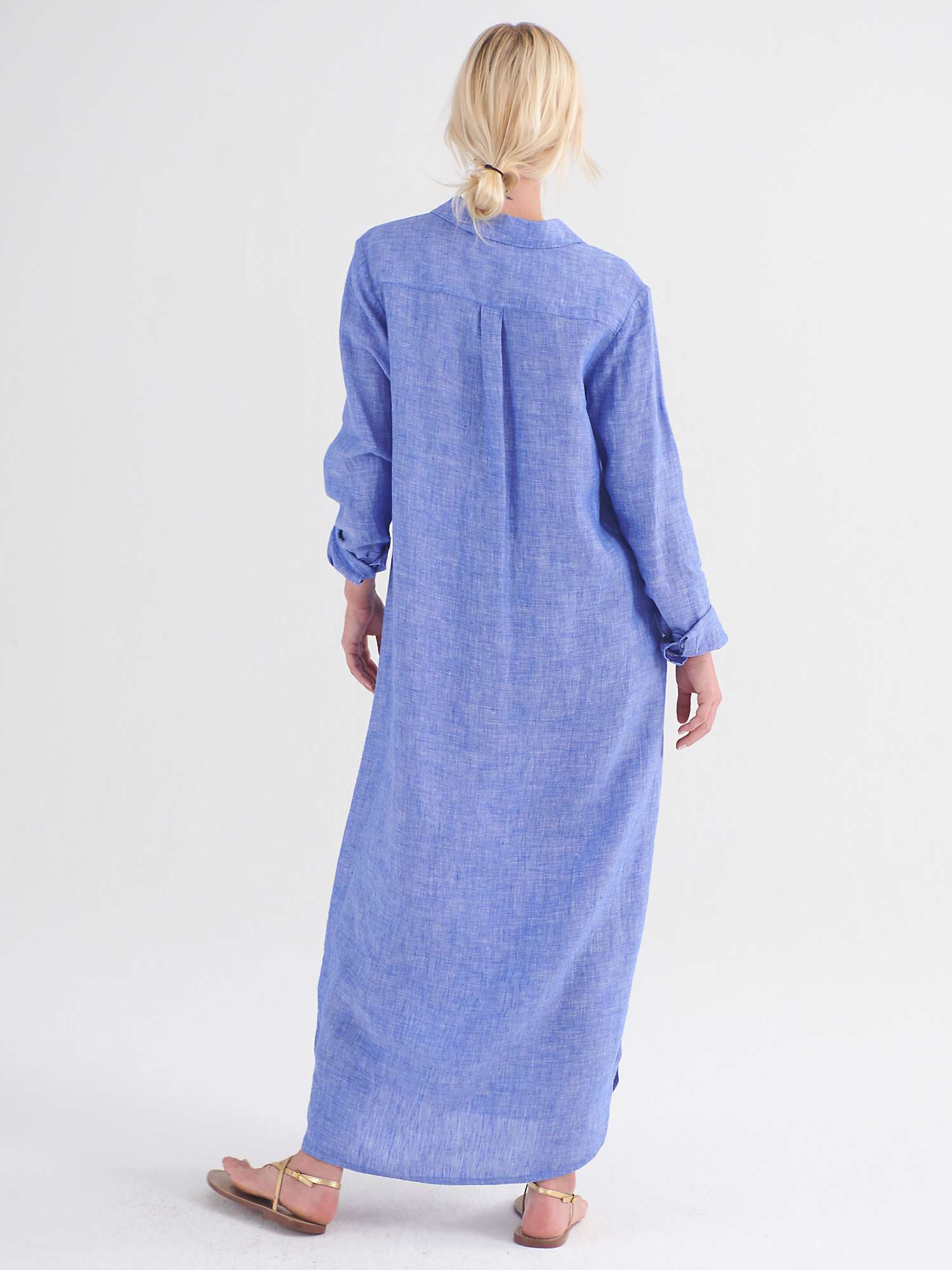 Buy NRBY Chrissie Linen Midi Dress Online at johnlewis.com