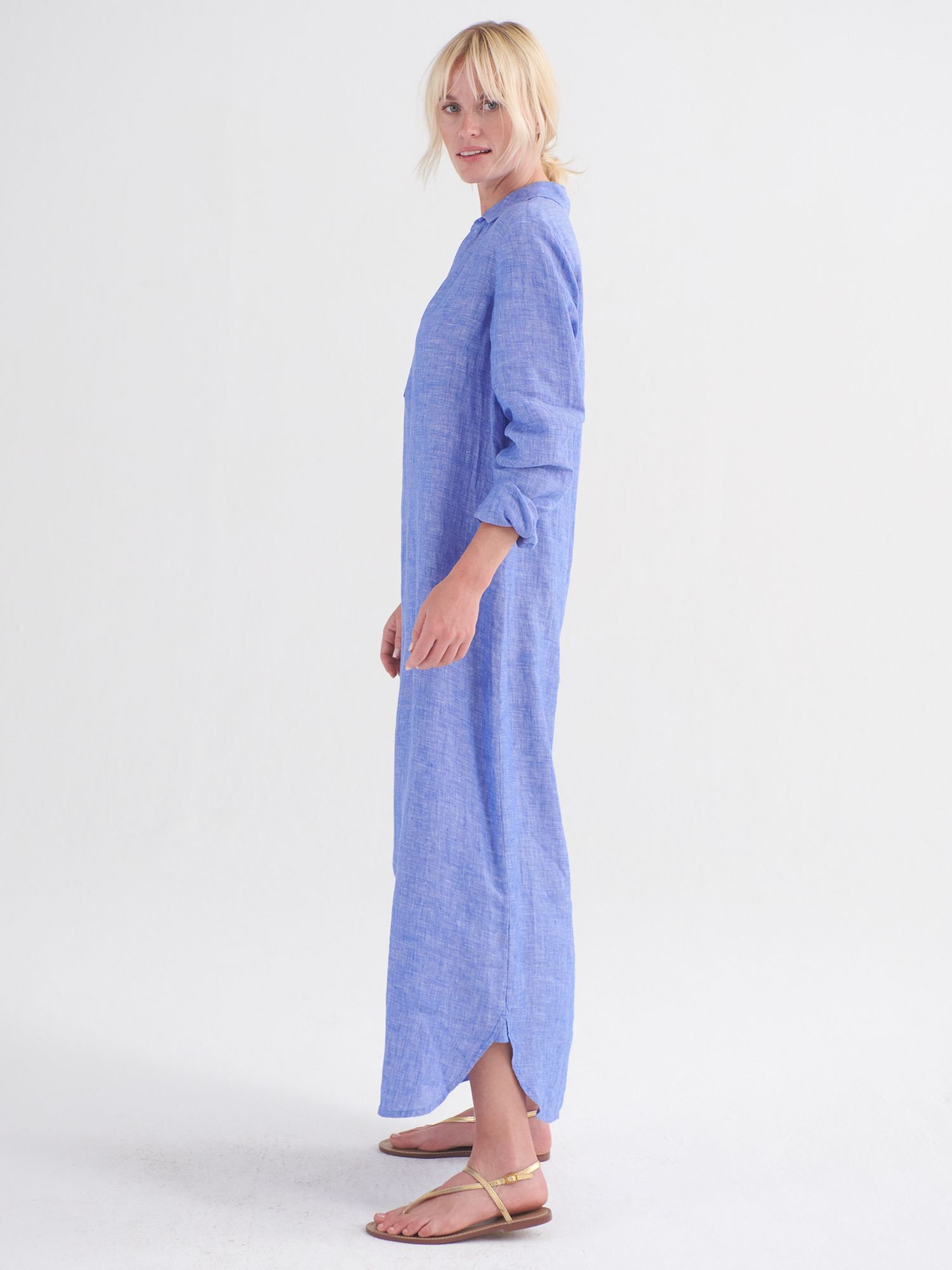 Buy NRBY Chrissie Linen Midi Dress Online at johnlewis.com