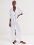 NRBY Sami Gauze Linen Pleat Front Maxi Dress