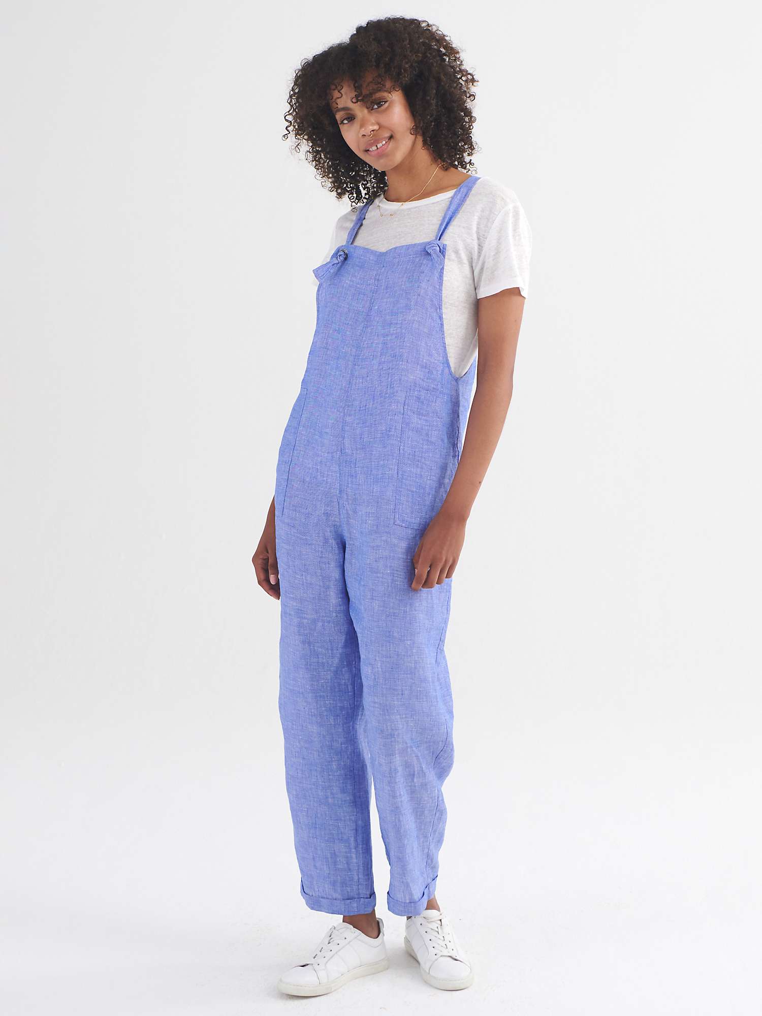 Buy NRBY Carrie Linen Dungarees Online at johnlewis.com
