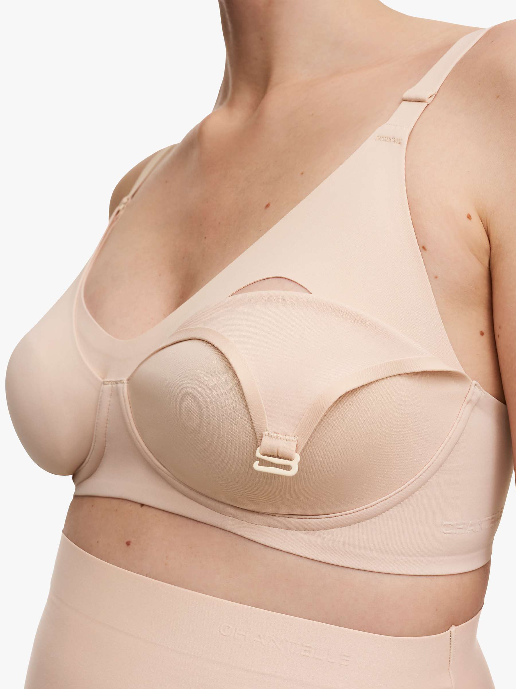 Buy Chantelle Pure Maternity Non Wired Nursing Bra Online at johnlewis.com