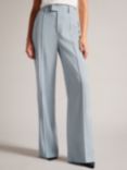 Ted Baker Hildiat Wide Leg Trousers, Baby Blue