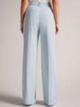 Ted Baker Hildiat Wide Leg Trousers, Baby Blue