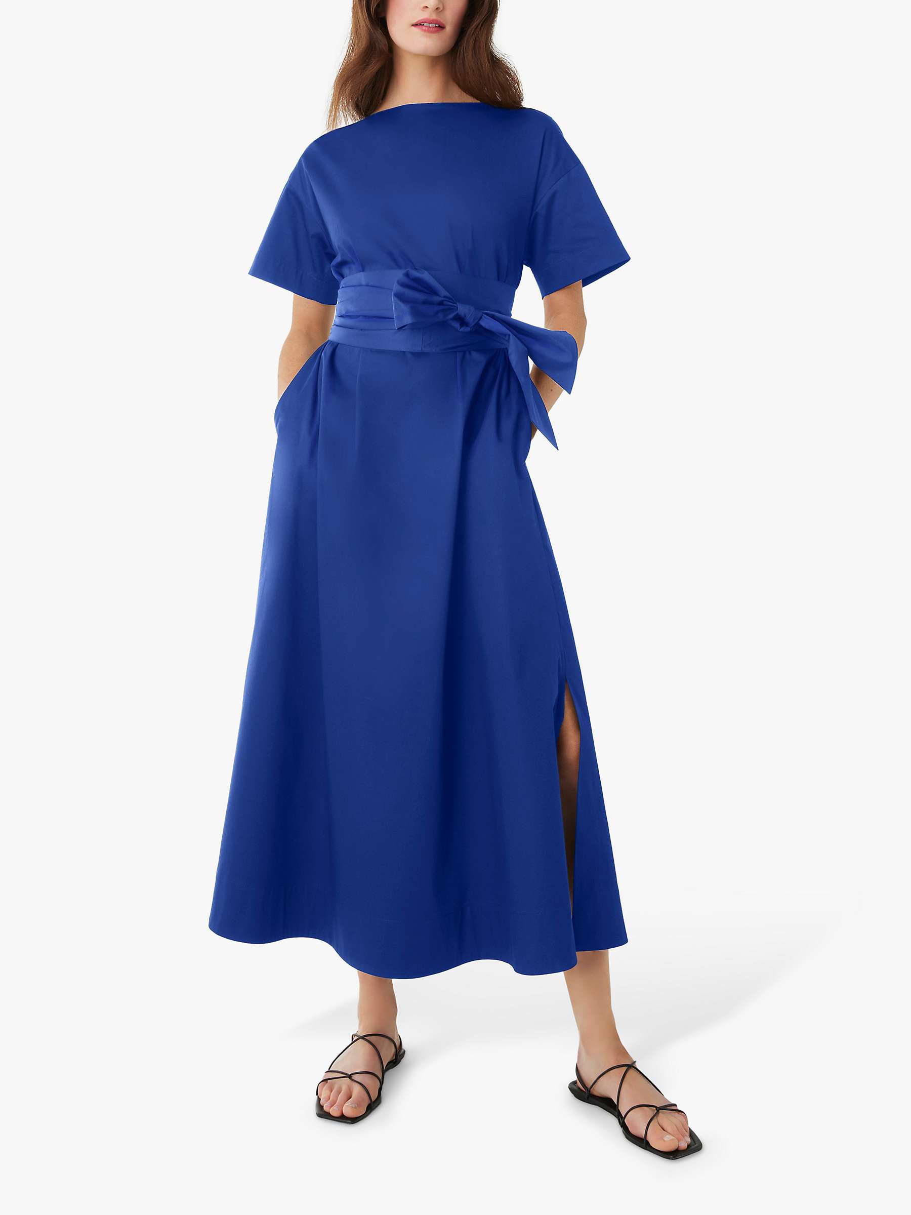 Buy Jasper Conran London Bonne A-Line Swing Dress, Blue Online at johnlewis.com