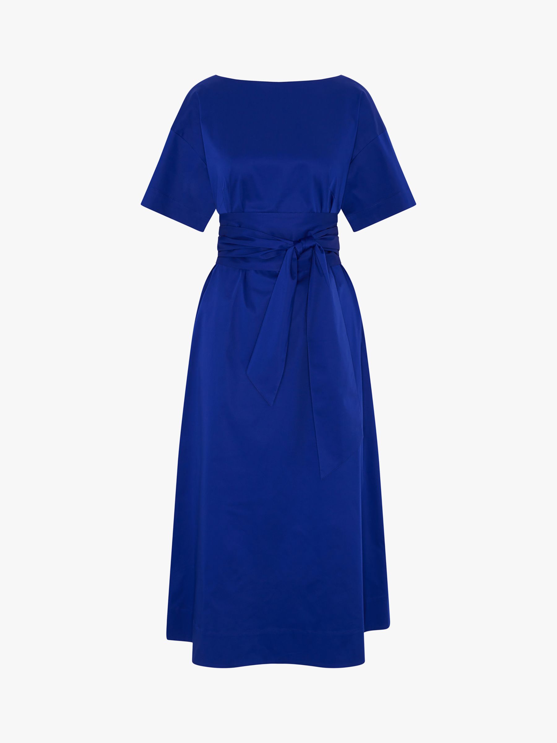 Jasper Conran London Bonne A-Line Swing Dress, Blue, 8