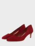 Hobbs Emma Suede Court Shoes, Red