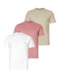 AllSaints Brace Short Sleeve Crew Neck T-Shirt, Pack of 3