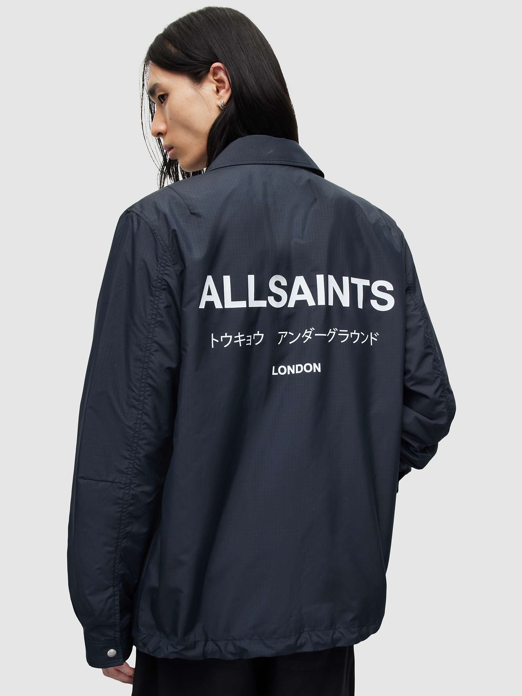 Buy AllSaints Zito Logo Jacket Online at johnlewis.com