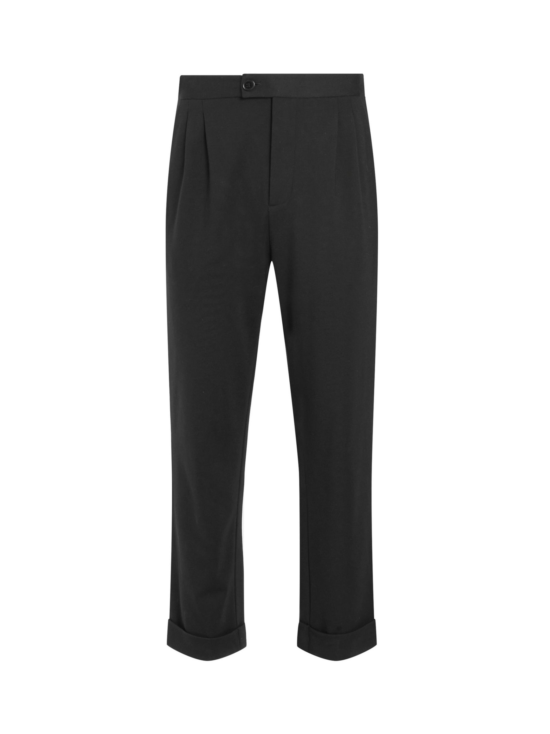 Black Cotton Blend Cargo Trousers – The Helm Clothing