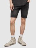 AllSaints Switch Denim Slim Fit Shorts, Washed Black