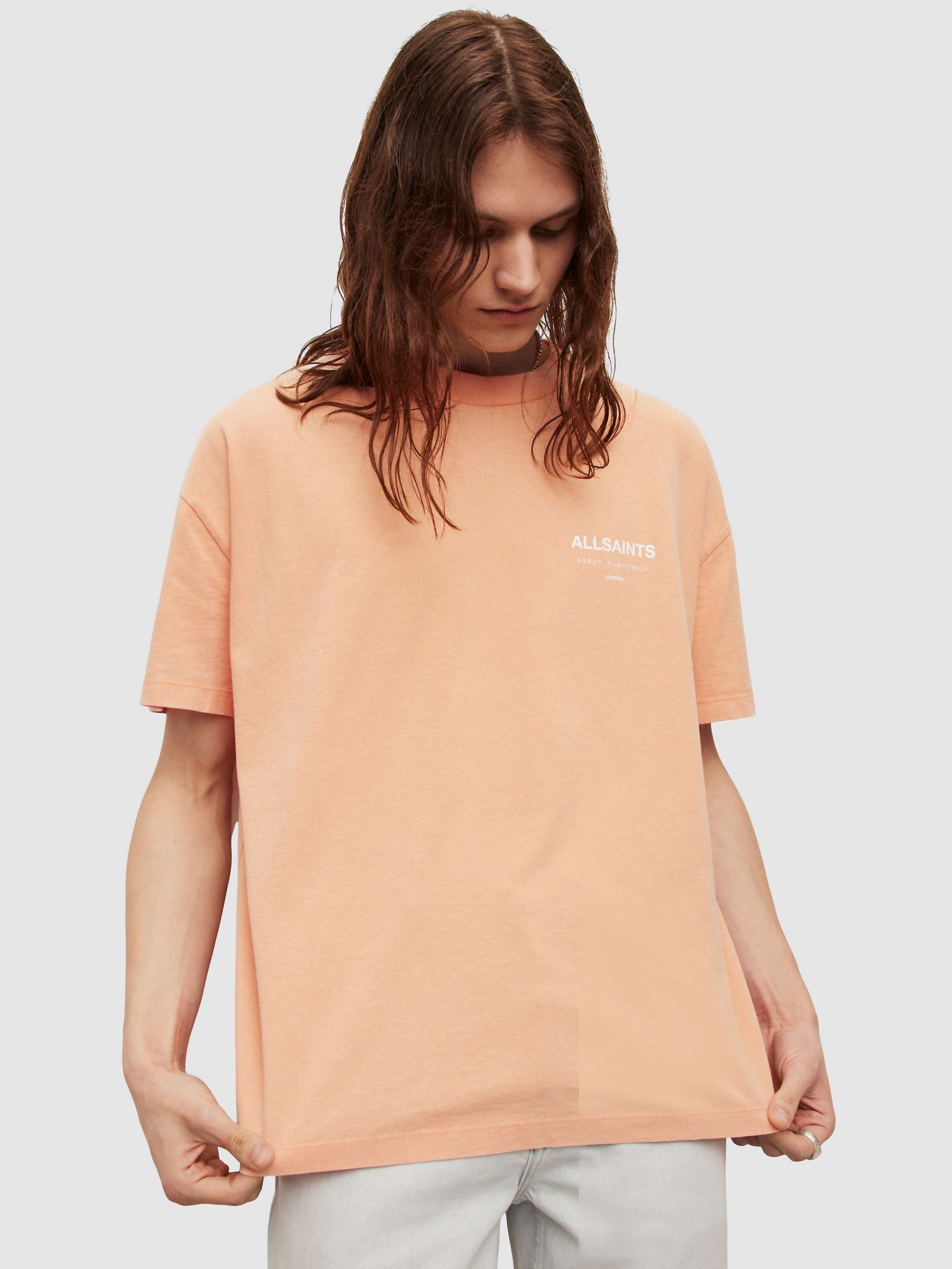 Buy AllSaints Underground T-Shirt Online at johnlewis.com