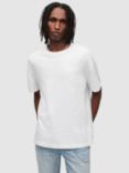 AllSaints Isac Crew Neck T-Shirt, Optic White