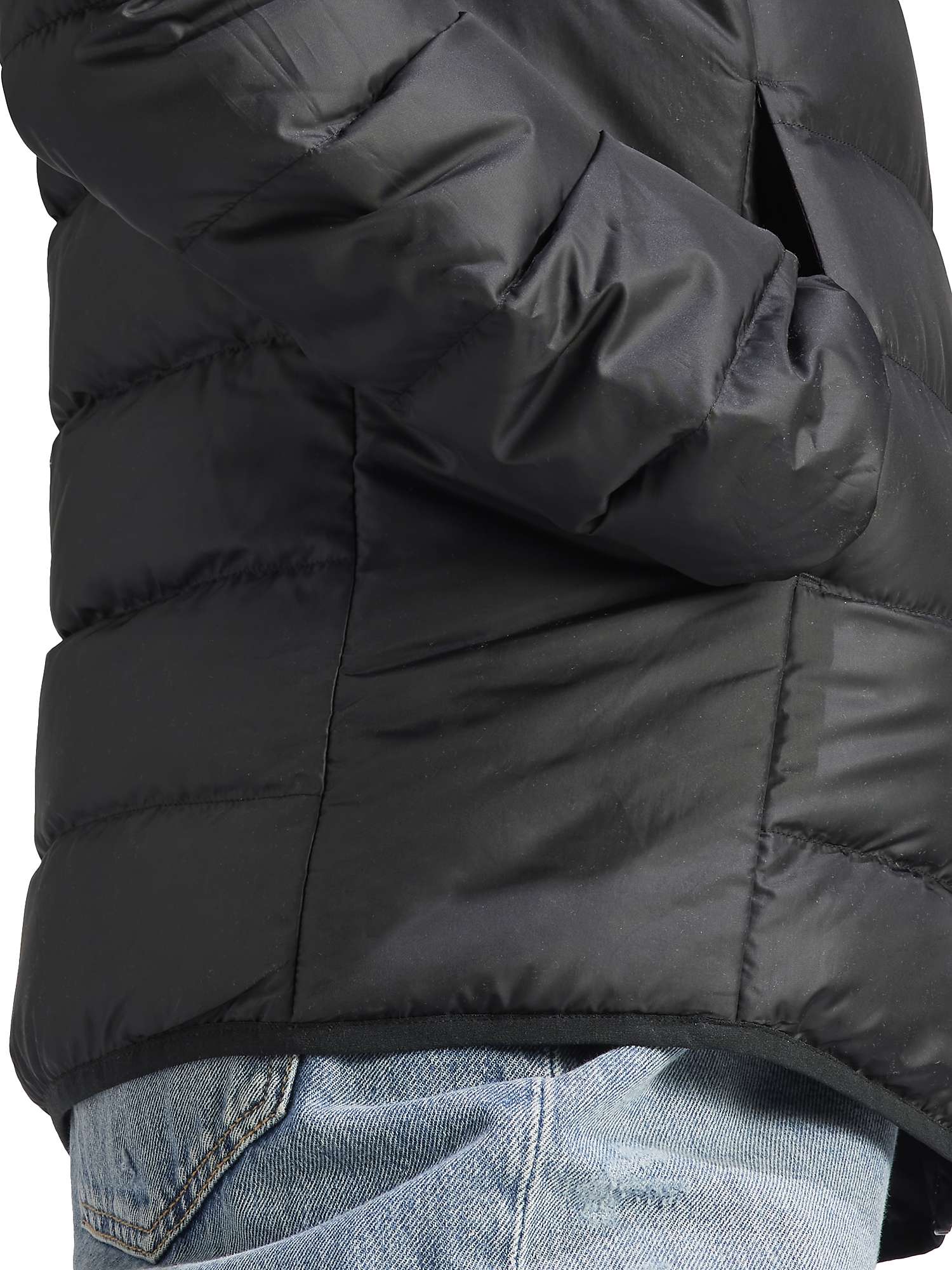 Buy adidas Essential Puffer Jacket, Black Online at johnlewis.com