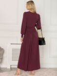 Jolie Moi Rashelle Jersey Maxi Dress, Burgundy