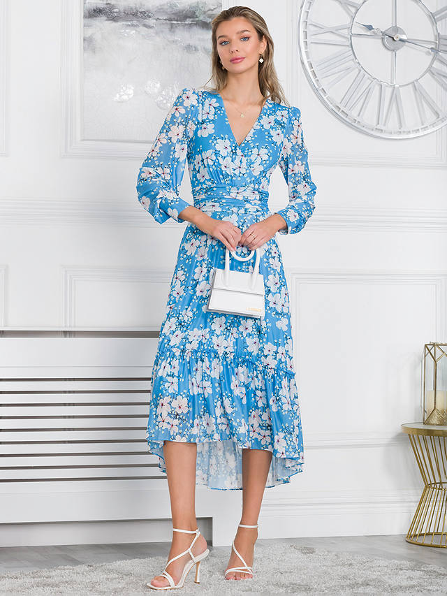 Jolie Moi Lilianna Floral Print Dress, Blue