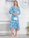 Jolie Moi Lilianna Floral Print Dress, Blue, Blue