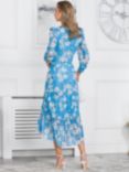 Jolie Moi Lilianna Floral Print Dress, Blue, Blue