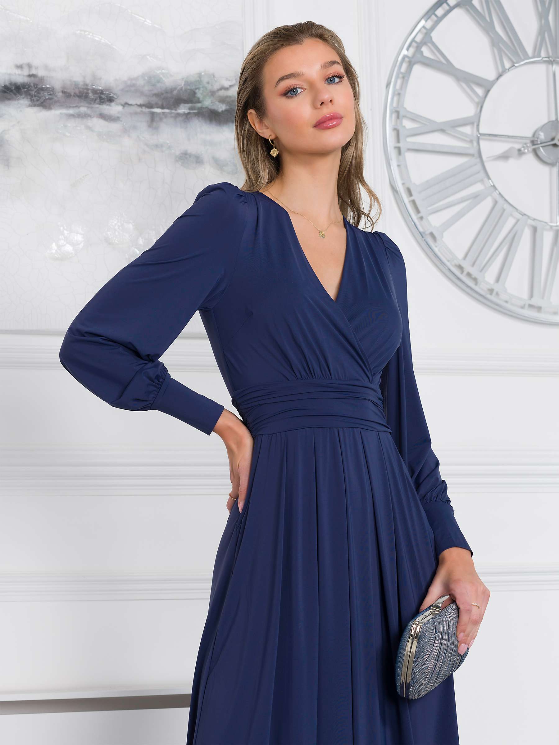 Buy Jolie Moi Rachelle Wrap Neckline Maxi Dress Online at johnlewis.com