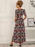 Jolie Moi Maanasi Jersey Maxi Dress, Navy Floral, Navy Floral