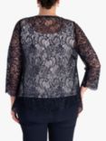 chesca Lace Jacket, Navy