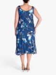 chesca Bluebird Sleeveless Dress, Bluebird/Multi